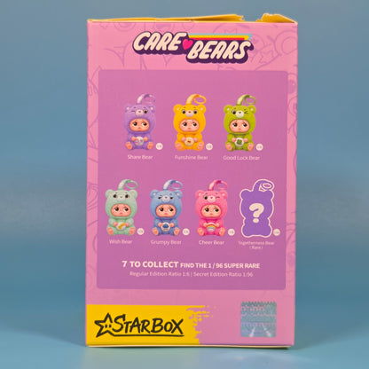 Starbox Sad Baby Care Bears Plush Keychains - Funshine Bear