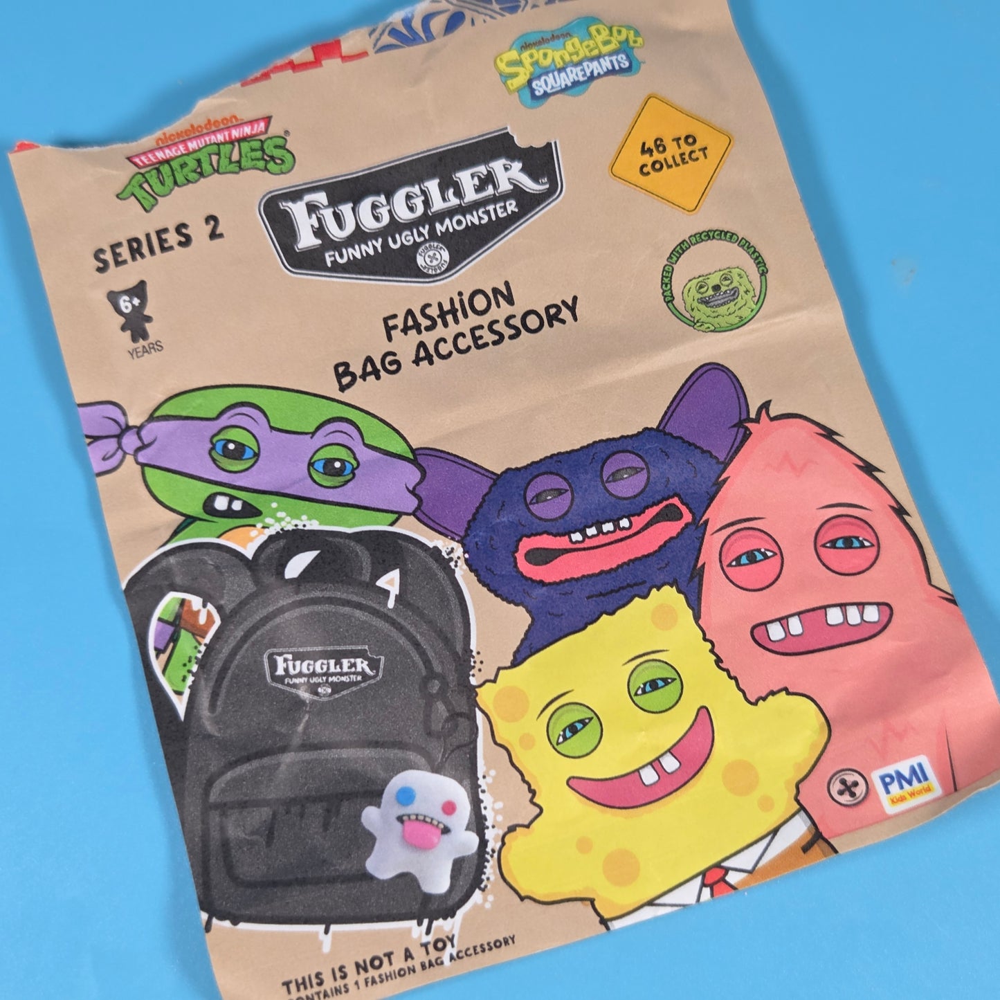 Fuggler Keychain Bag Accessory Series 2 - Gaptooth McGoo (Flocked Catch Me)