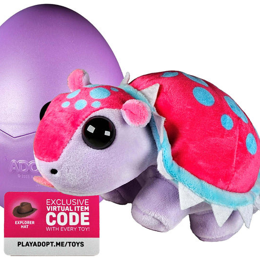 Adopt Me Surprise Plush Pets Series 2 - Glyptodon (Uncommon) + Explorer Hat Code