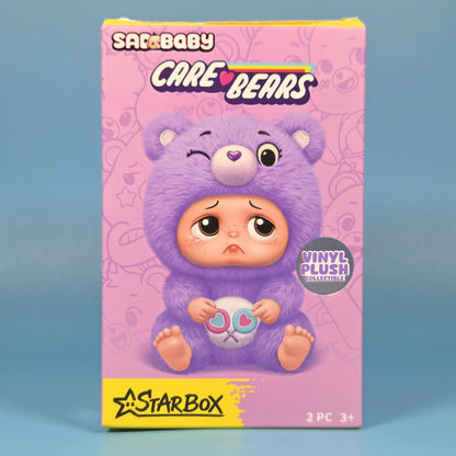 Starbox Sad Baby Care Bears Plush Keychains - Good Luck Bear