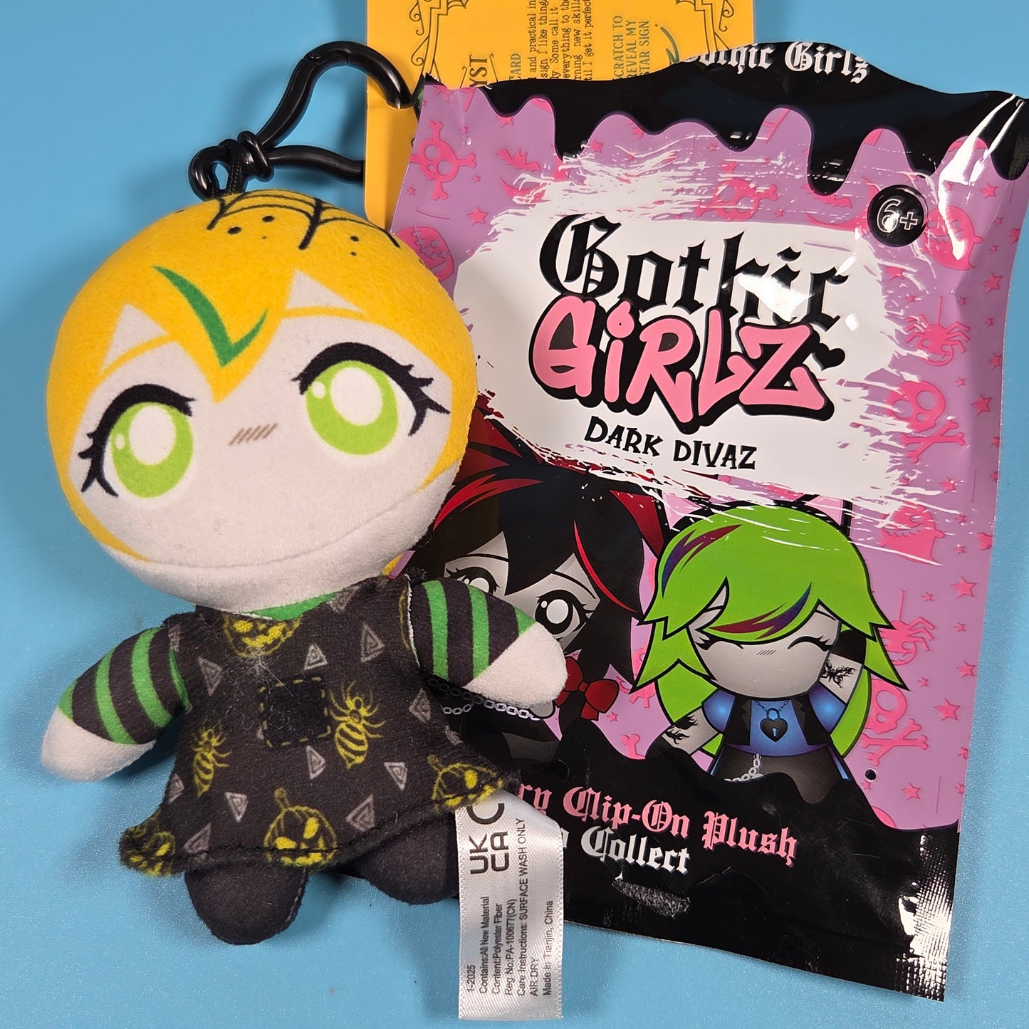 Gothic Girlz Clip-on Plush - Amethyst