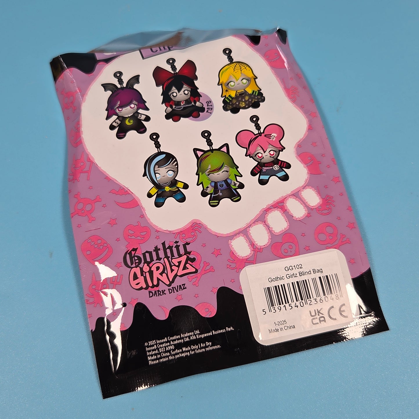 Gothic Girlz Clip-on Plush - Amethyst