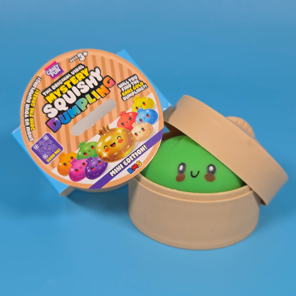 RMS Crazy Fun Mystery Squishy Dumpling Mini Edition - Green