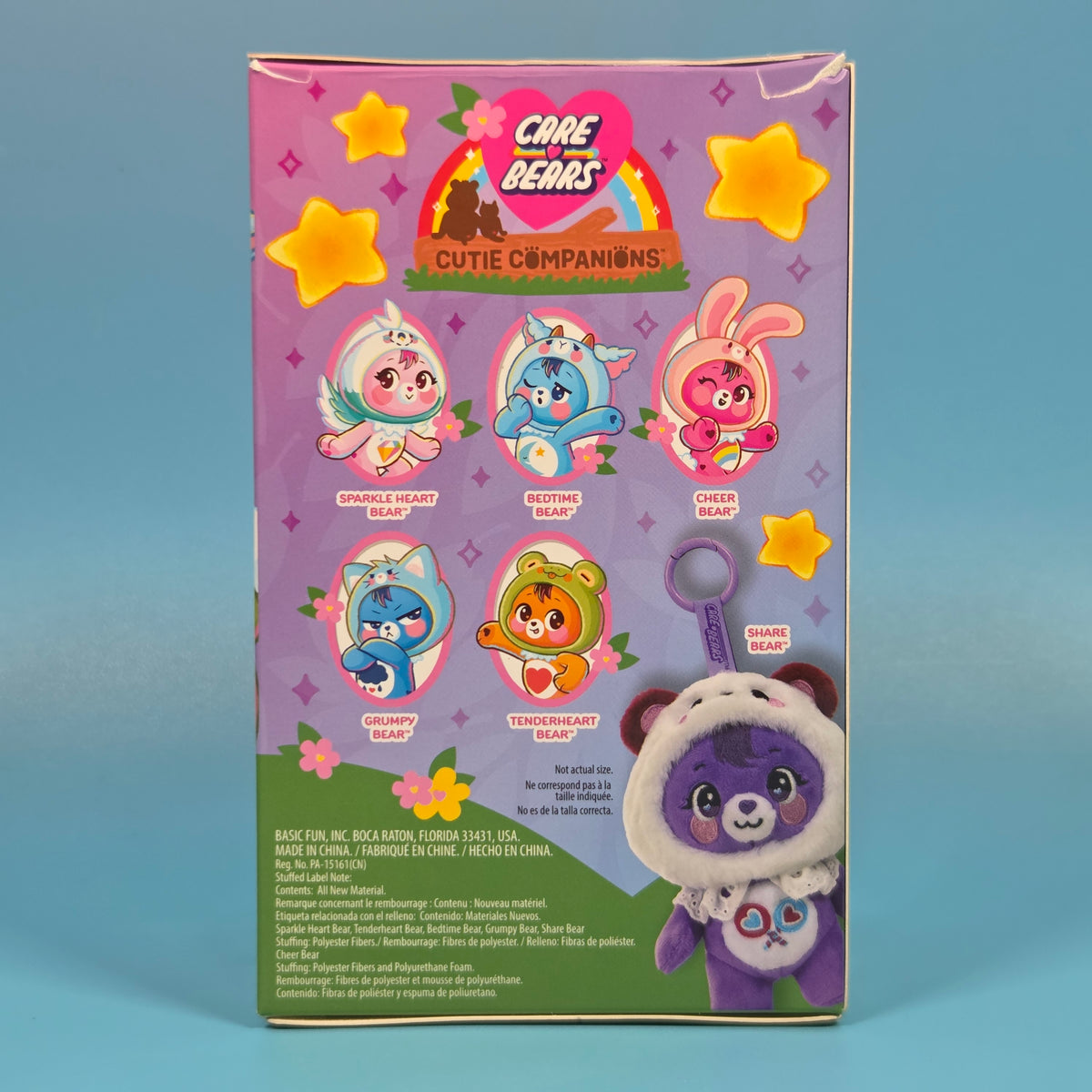 Care Bears Cutie Companions Plush Charm - Grumpy Bear