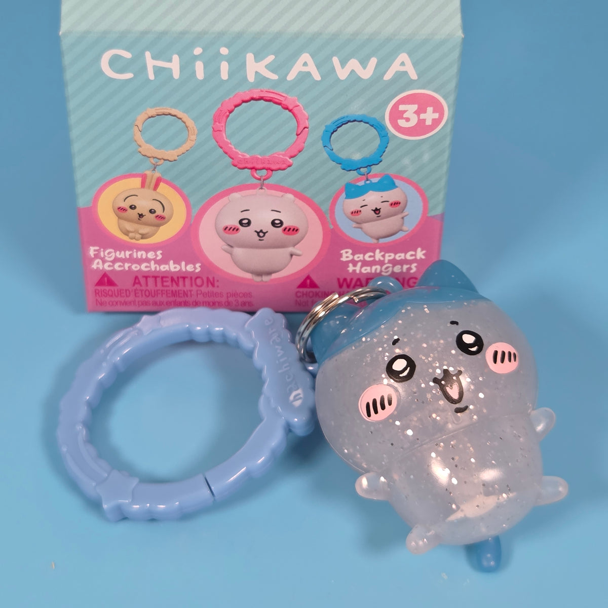 Just Toys Chiikawa Backpack Hangers - Hachiware (Glitter Chase)