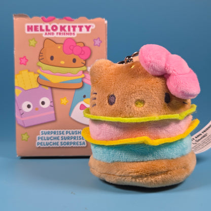 GUND Hello Kitty Surprise Plush Keychain - Hello Kitty Burger