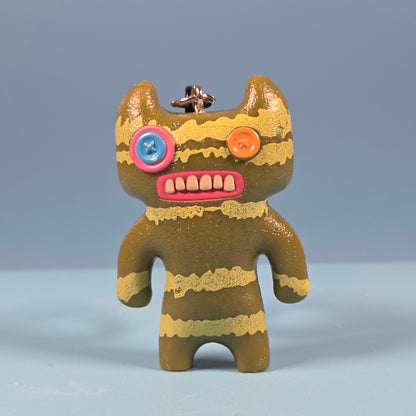 Fugglers Bag Clip - Indecisive Monster (Striped)