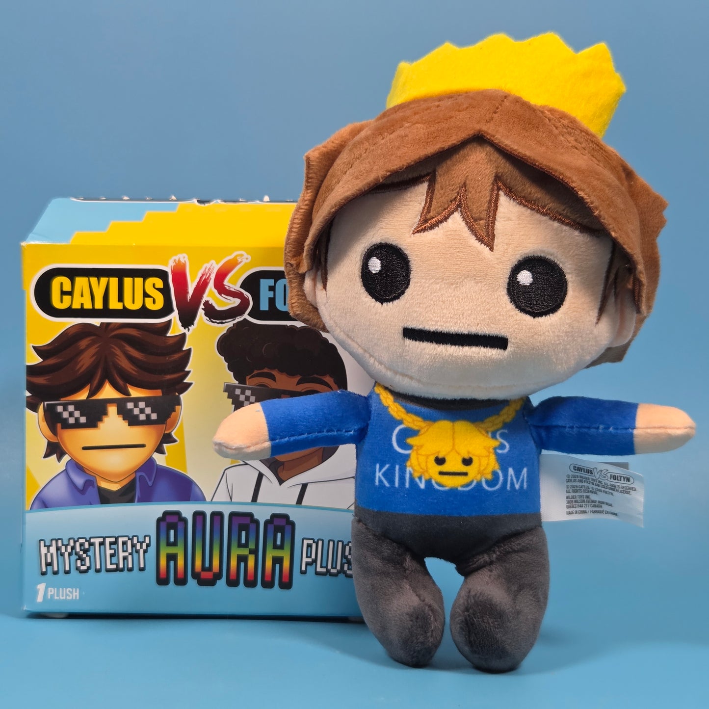 Caylus vs Foltyn Mystery Aura Plush - King Caylus