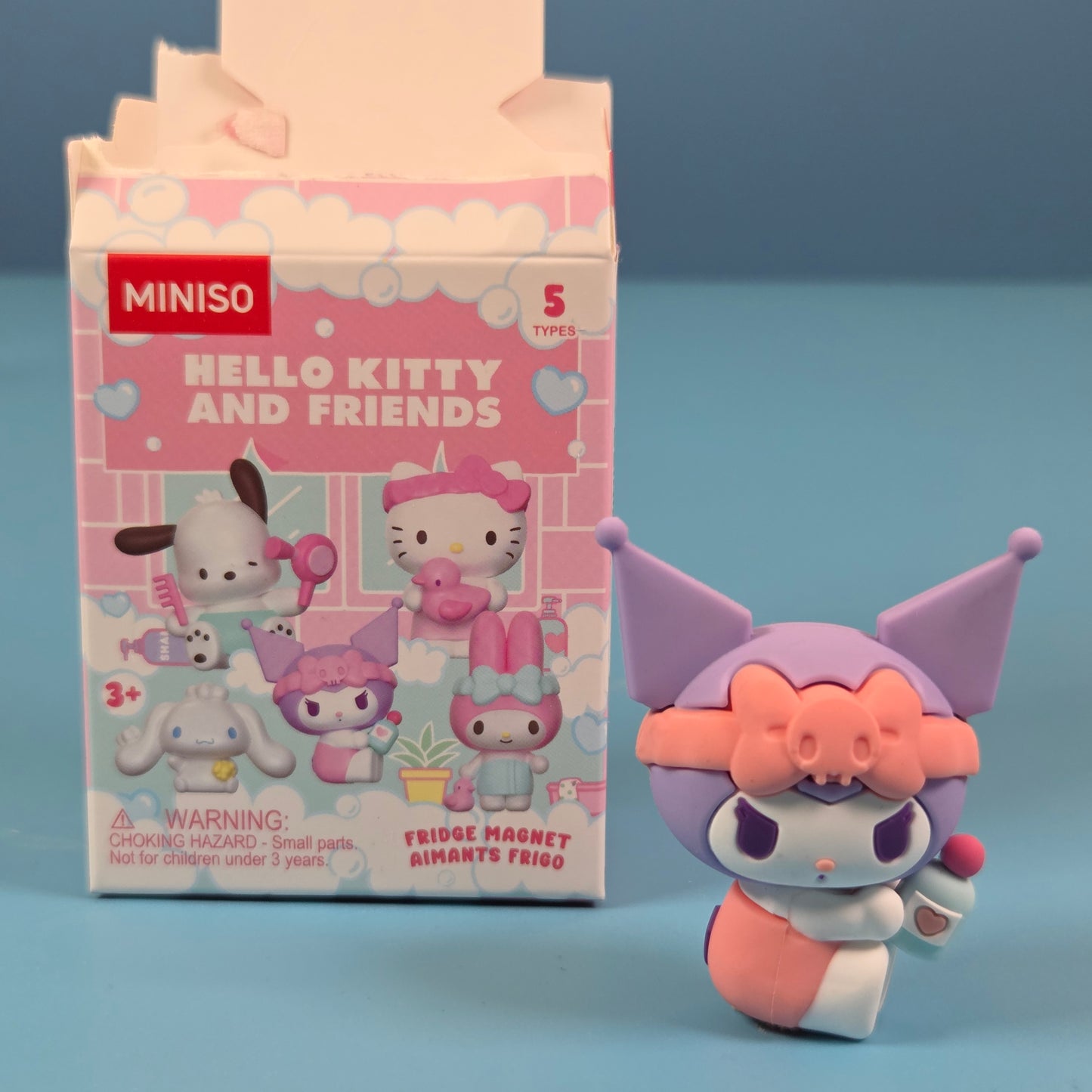 Miniso x Sanrio Shower Series Fridge Magnet - Kuromi