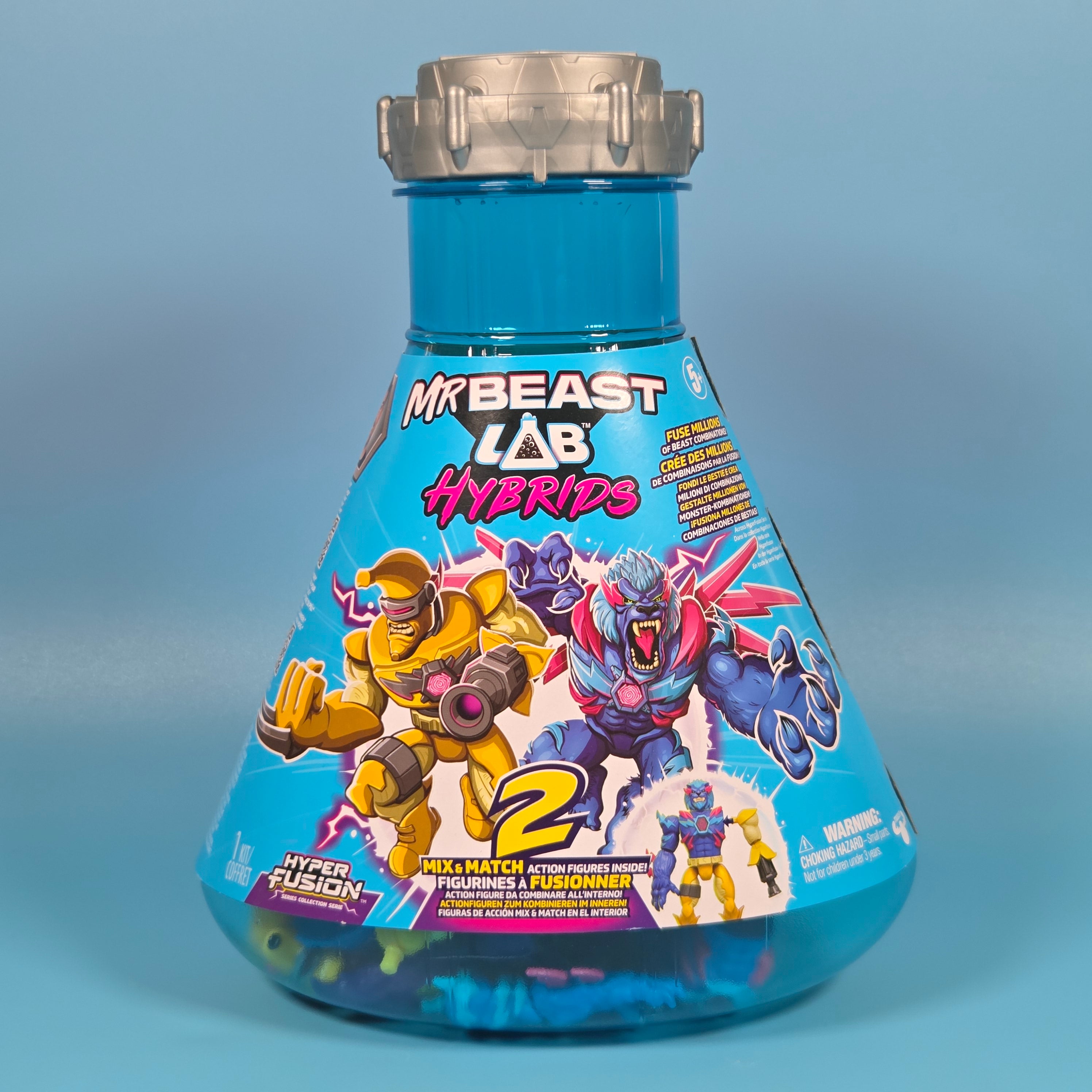 MrBeast Lab Hybrids Hyper Fusion Action Figures - Ligertron