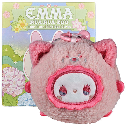 Lucky Emma Rua Rua Zoo Plush Dangler - Little Bear Mi (Chase Pink)