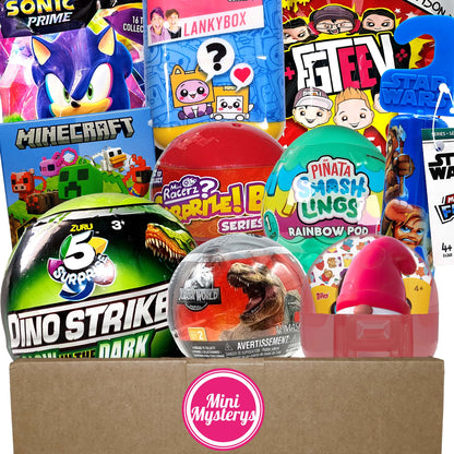 Toy Bundle inc Lankybox, Minecraft, Sonic, Star Wars, Jurassic World (RRP £46)