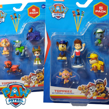 Paw Patrol Pencil Toppers 5 Pack - Choose Yours