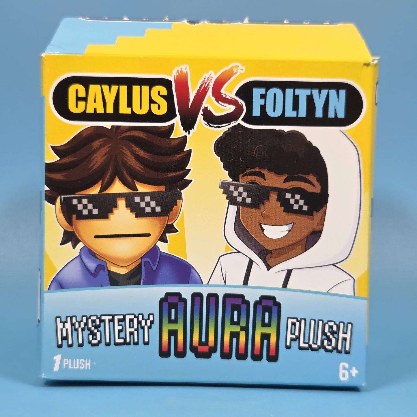 Caylus vs Foltyn Mystery Aura Plush - Masked Foltyn