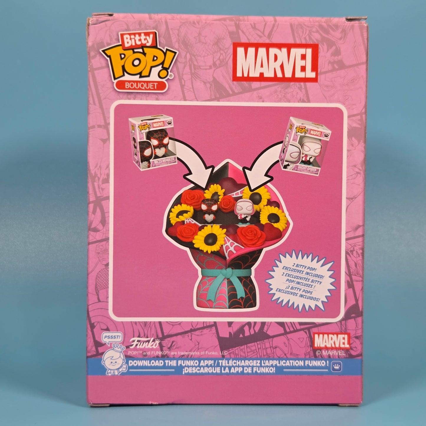 Funko Bitty Pop! Bouquet Marvel Miles Morales & Ghost Spider