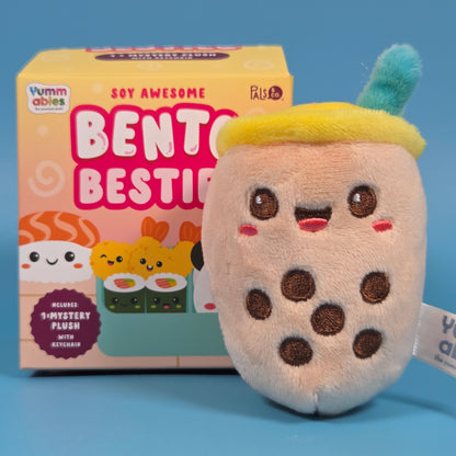 Yummables Bento Besties Plushie Keychain - Milk Tea Boba