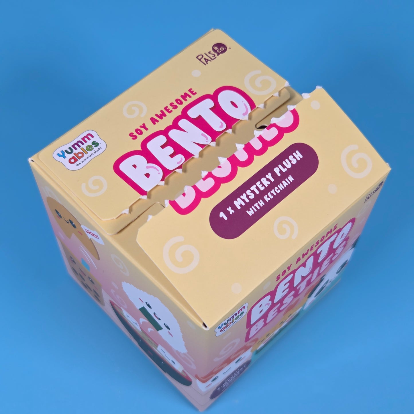 Yummables Bento Besties Plushie Keychain - Milk Tea Boba