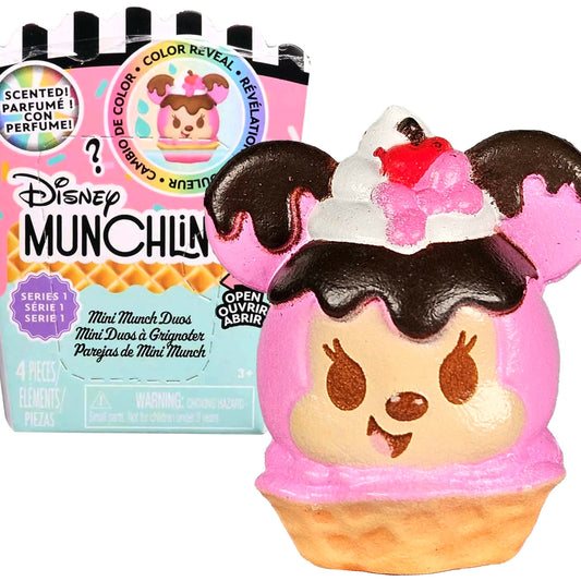 Disney Munchlings Mini Munch Series 1 - Minnie Mouse (COMMON) Strawberry Sundae Waffle Bowl