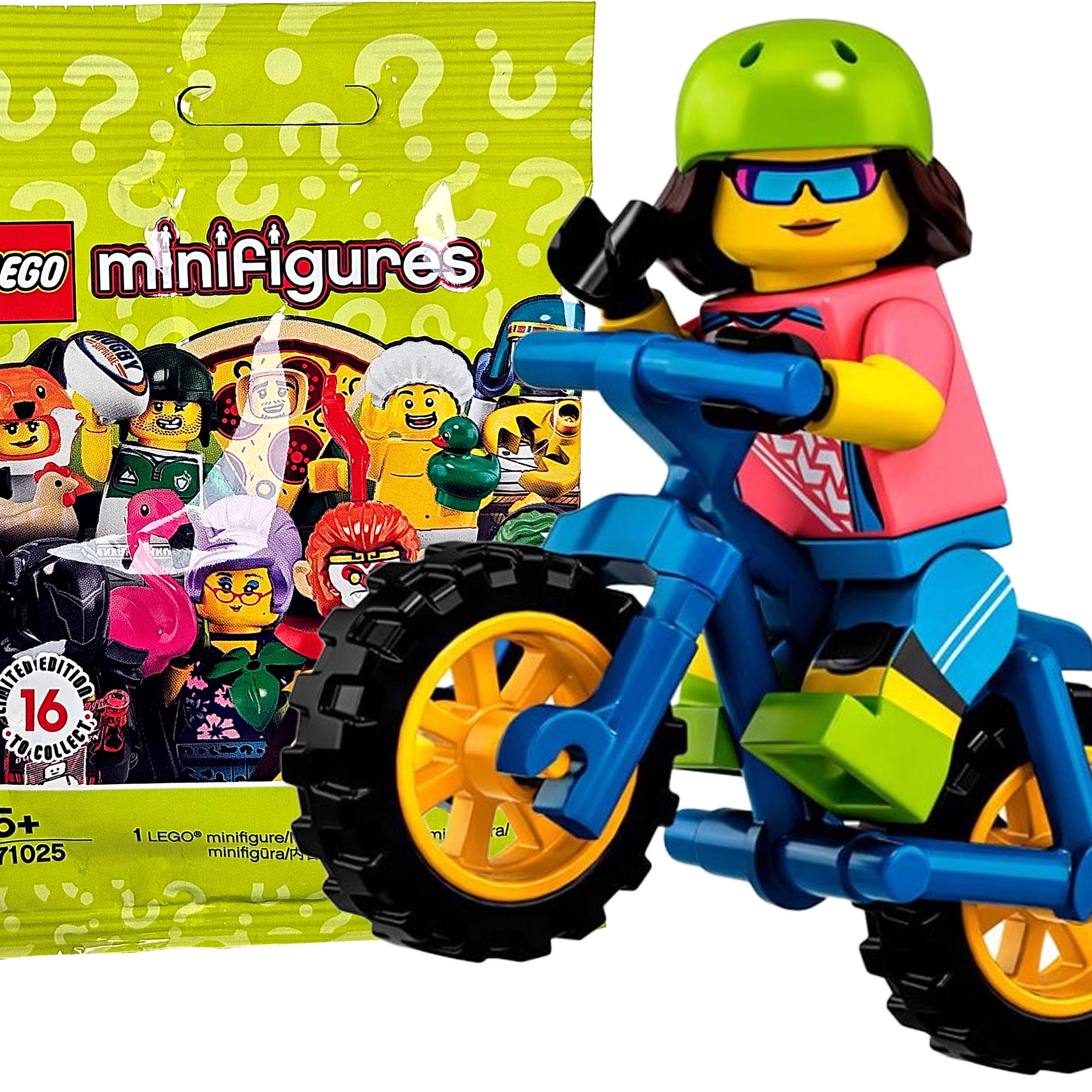 Lego Minifigures Series 19 71025 Mountain Biker Mini Mysterys lego-minifigures-series-19-71025-mountain-biker-mini-mysterys