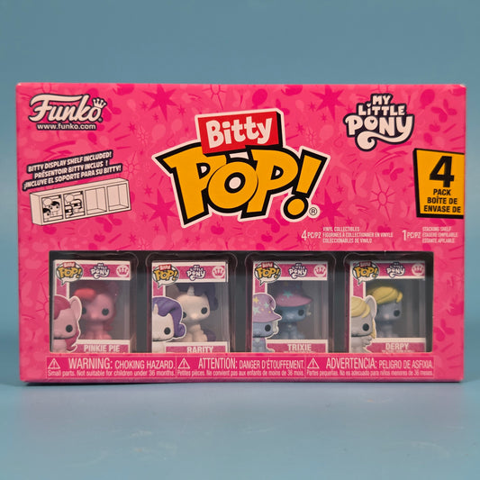 Funko Bitty Pop! My Little Pony 4-Pack inc Pinkie Pie, Rarity, Trixie & Derpy