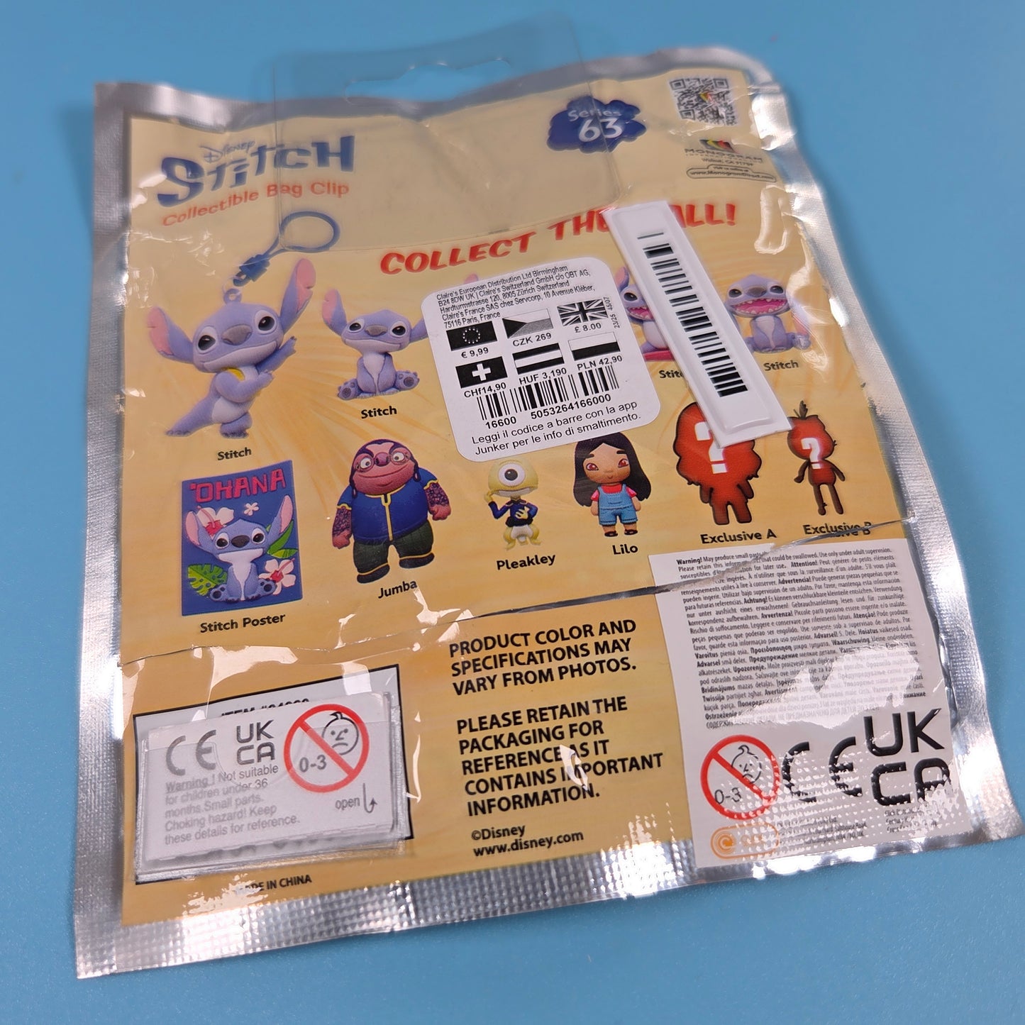 Monogram Disney Lilo & Stitch Movie Bag Clip - Nani (Chase)