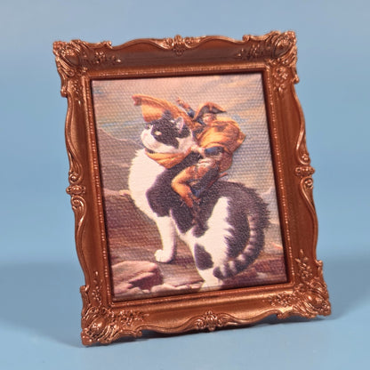 Mini Brands Masterpieces - Napoleon Crossing the Alps Cat Spoof (David)