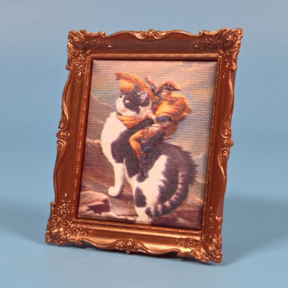 Mini Brands Masterpieces - Napoleon Crossing the Alps Cat Spoof (David)