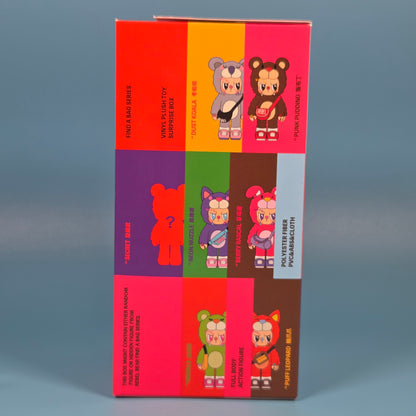 Rebel Bears Find a Bag Series Plush Figures - Neon Nuzzle