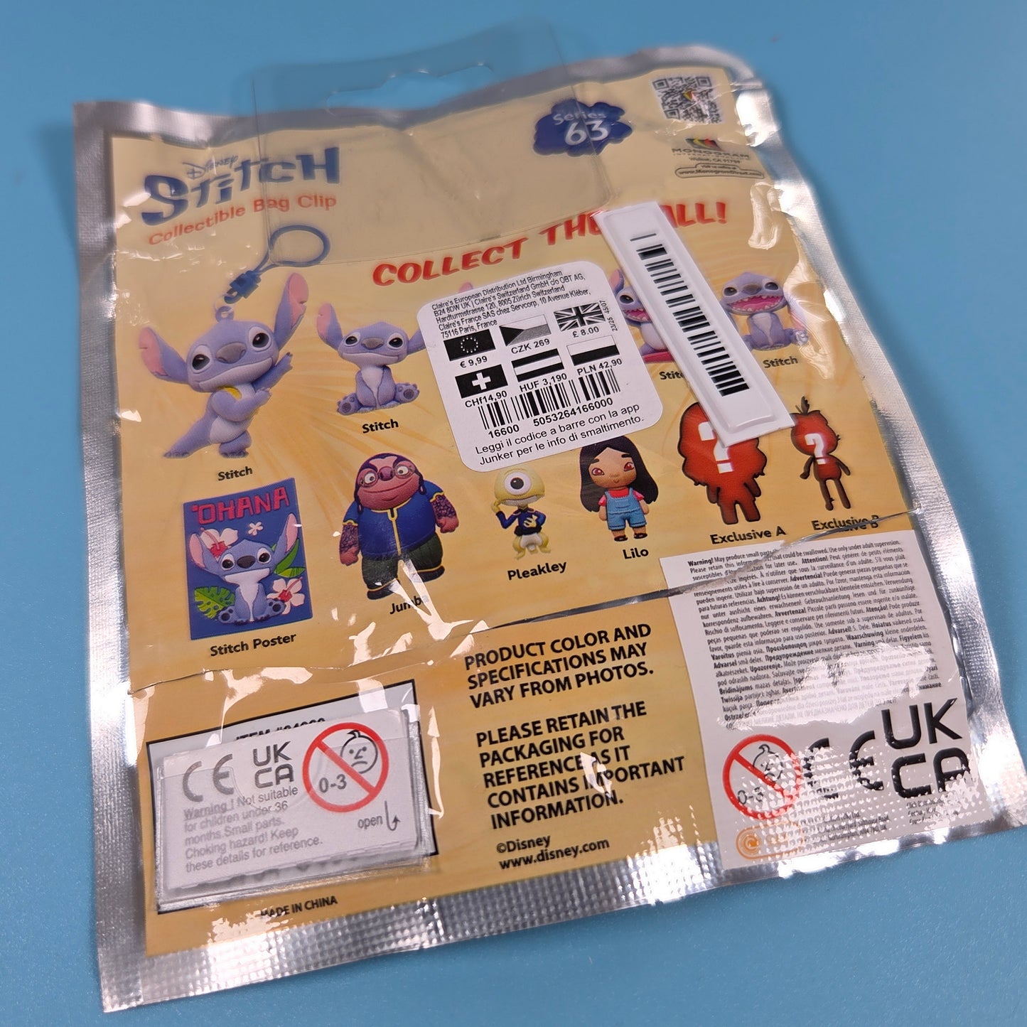 Monogram Disney Lilo & Stitch Movie Bag Clip - Ohana