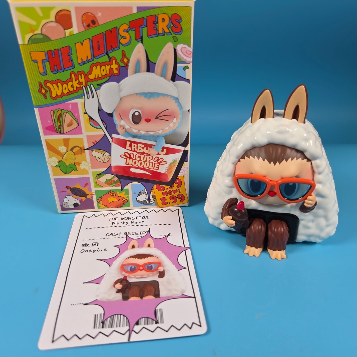 POP MART Labubu The Monsters Wacky Mart - Onigiri