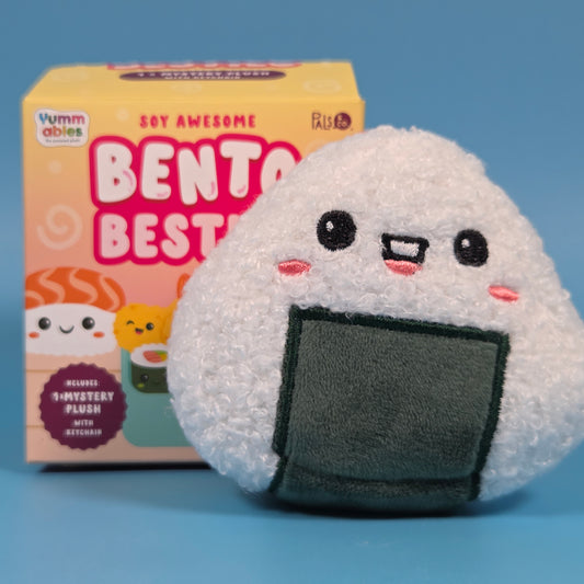 Yummables Bento Besties Plushie Keychain - Onigiri