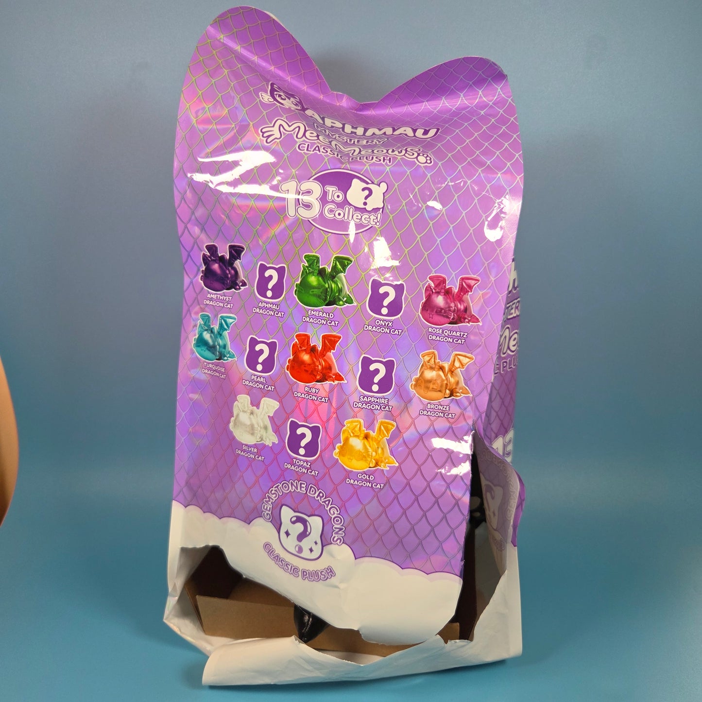 Aphmau MeeMeows Gemstone Dragons Classic Plush Wave 2 - Onyx