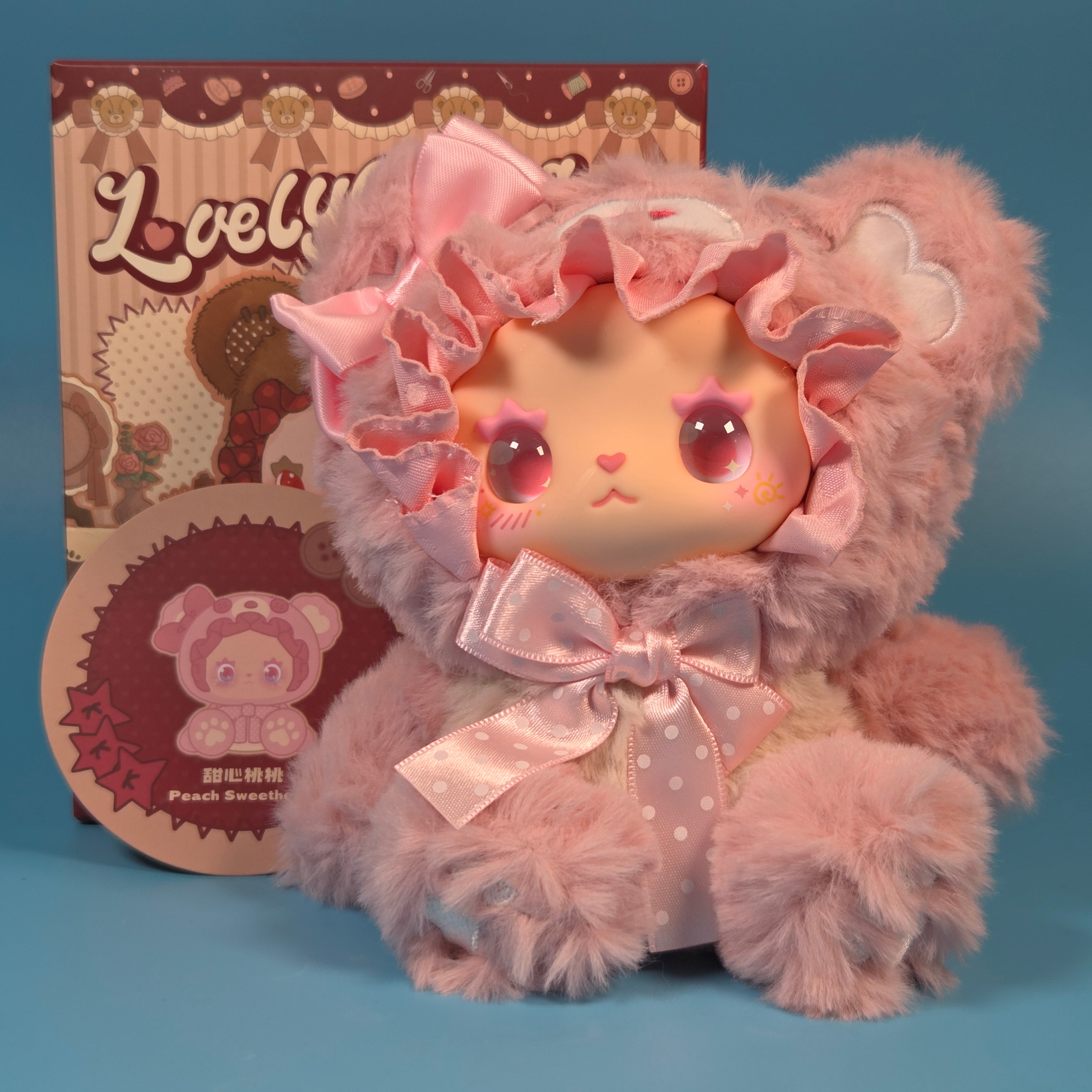 Lovely Emma Bear Alliance Series Plush Charm - Peach Sweetheart