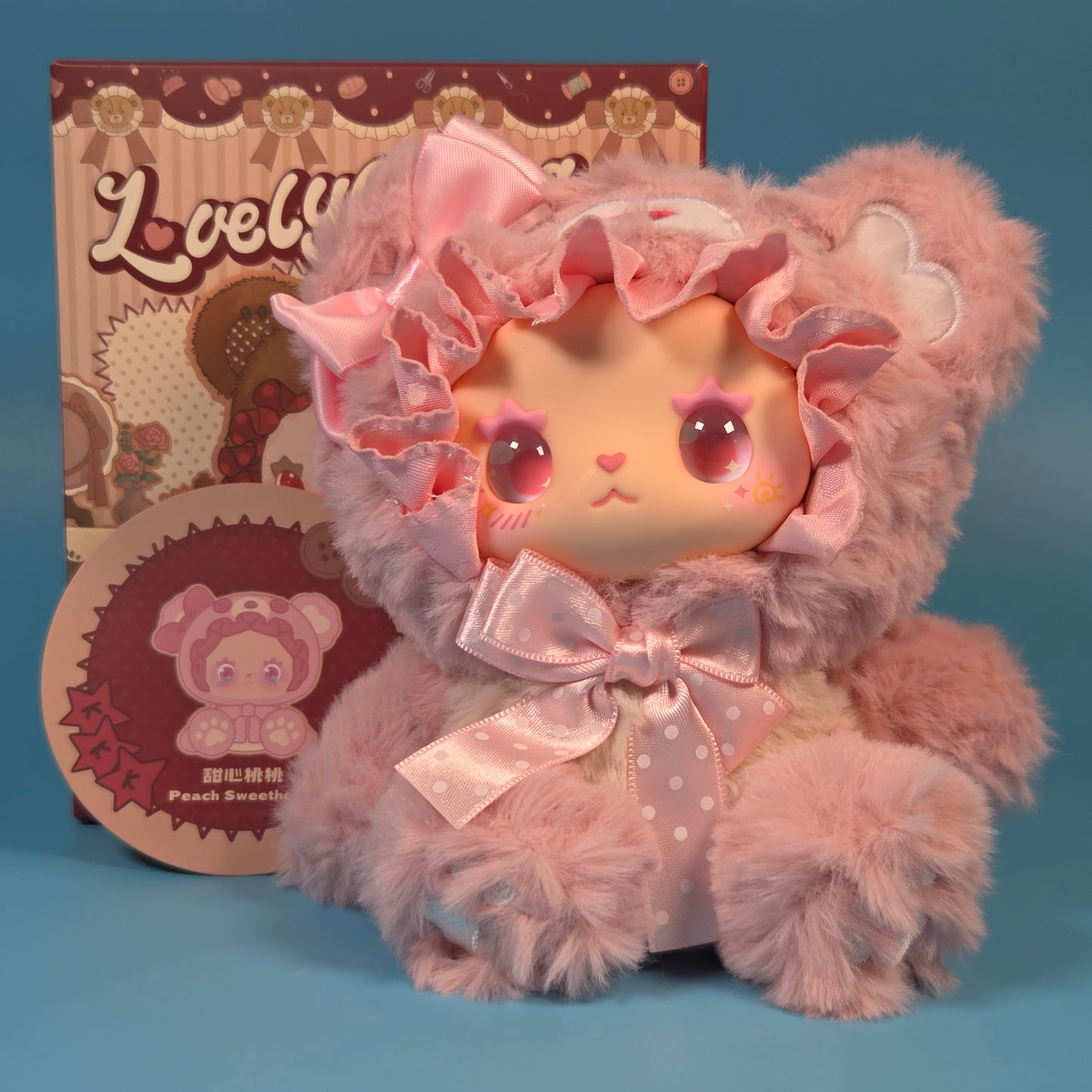 Lovely Emma Bear Alliance Series Plush Charm - Peach Sweetheart