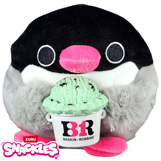 Zuru Snackles Series 2 Plushies - Penelope Penguin Baskin Robbins