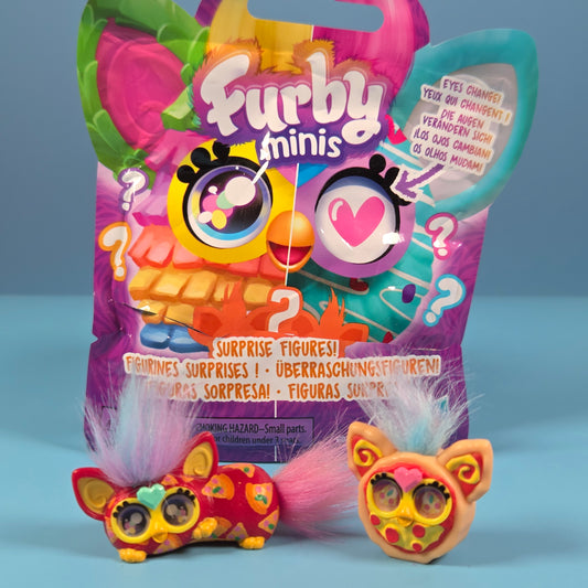 Hasbro Furby Minis - Pizza Themed Pair inc Pepperoni