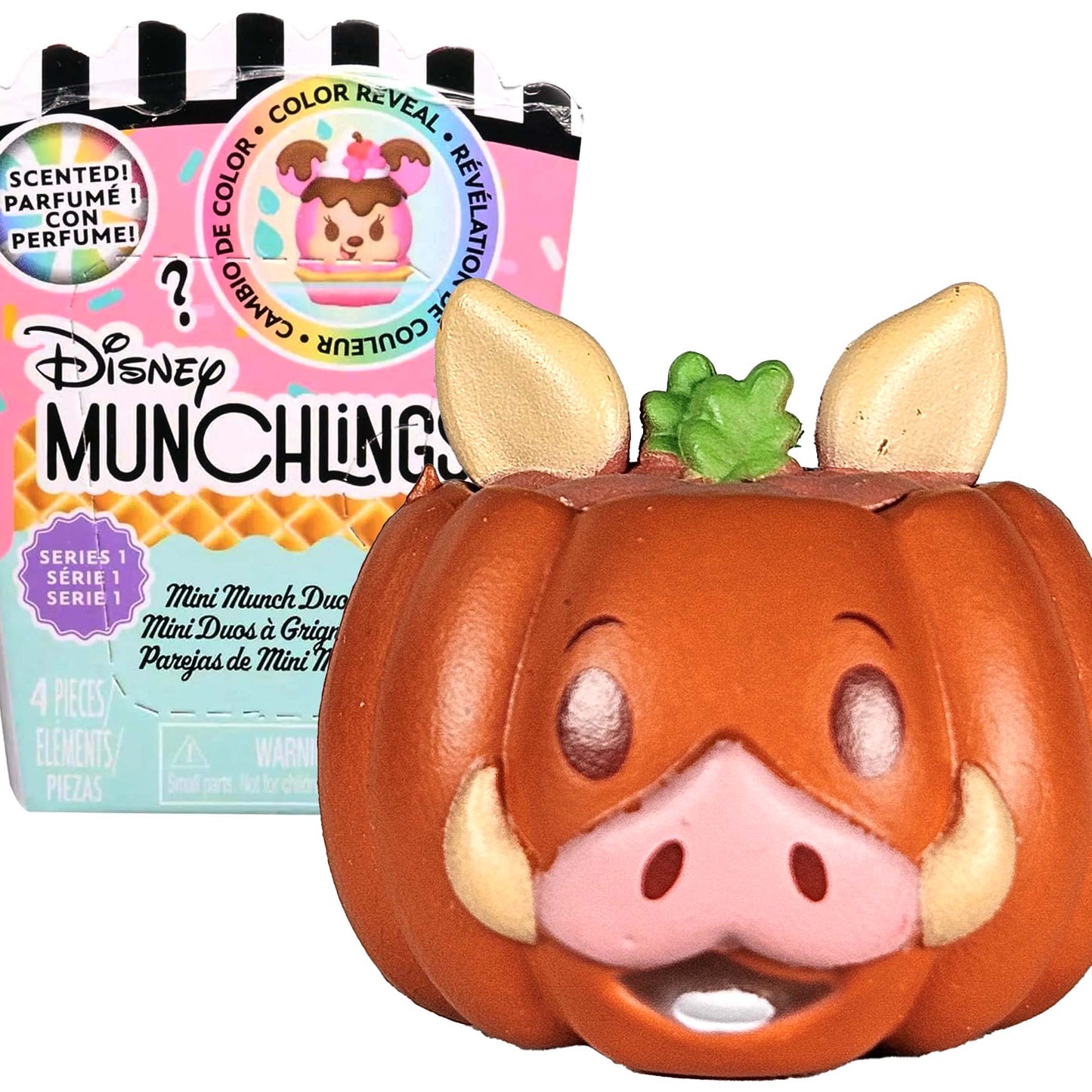 Disney Munchlings Mini Munch Series 1 - Pumbaa (RARE) Pumpkin Sage