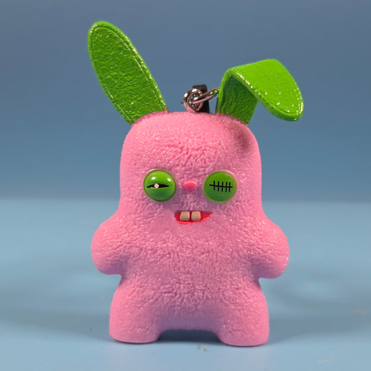 Fugglers Bag Clips - Rabid Rabbit (Pink)