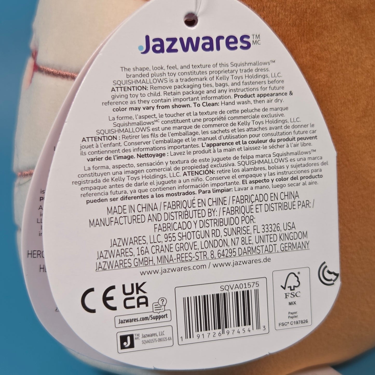 Squishmallows Valentine’s Day Plush 2026 - Reginald (Corgi)