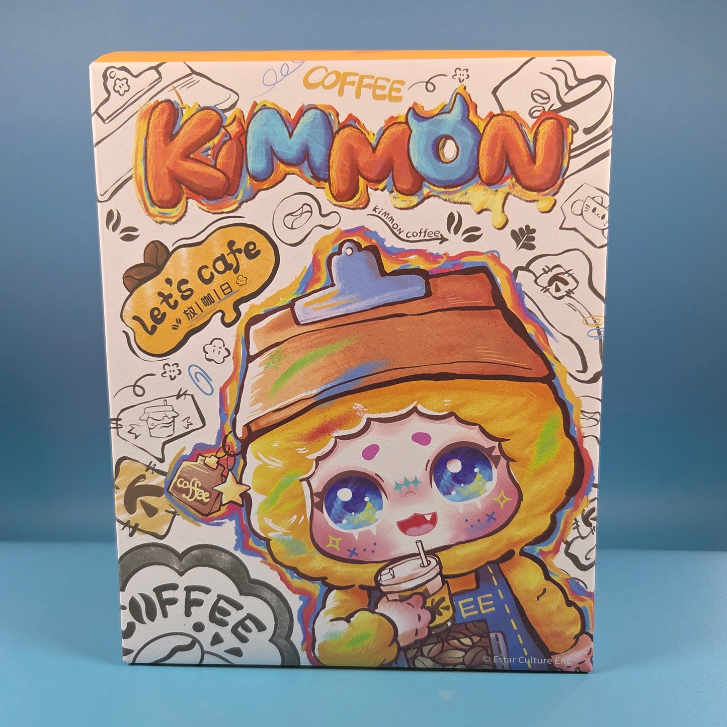 KIMMON Let's Cafe Plush Doll Pendant - Roasted Coffee Bean