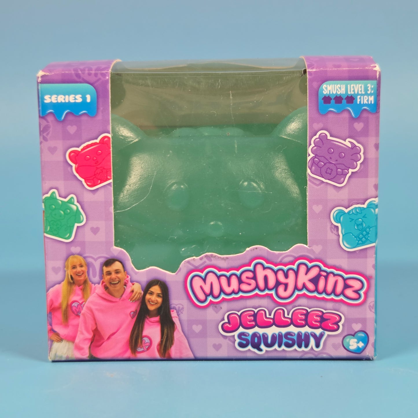 MushyKinz Jelleez Squishy Fidget Toy - Rosy the Hamster (Green)