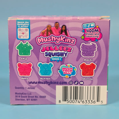 MushyKinz Jelleez Squishy Fidget Toy - Rosy the Hamster (Red)