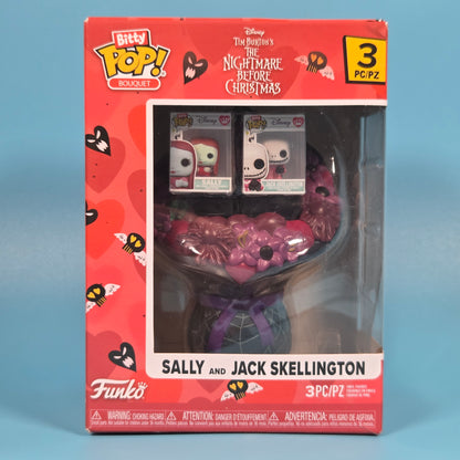 Funko Bitty Pop! Bouquet Nightmare Before Christmas Sally & Jack Skellington