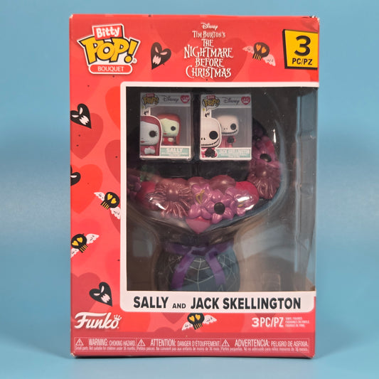Funko Bitty Pop! Bouquet Nightmare Before Christmas Sally & Jack Skellington