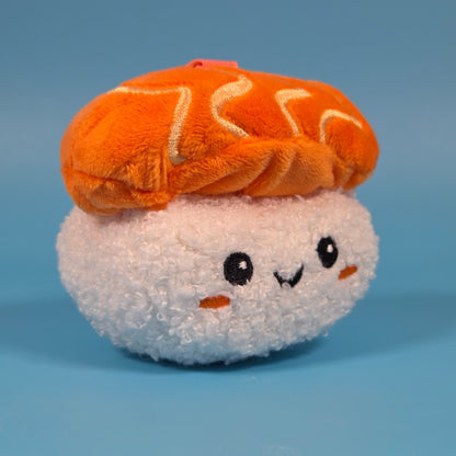 Yummables Bento Besties Plushie Keychain - Salmon Sushi Nigiri
