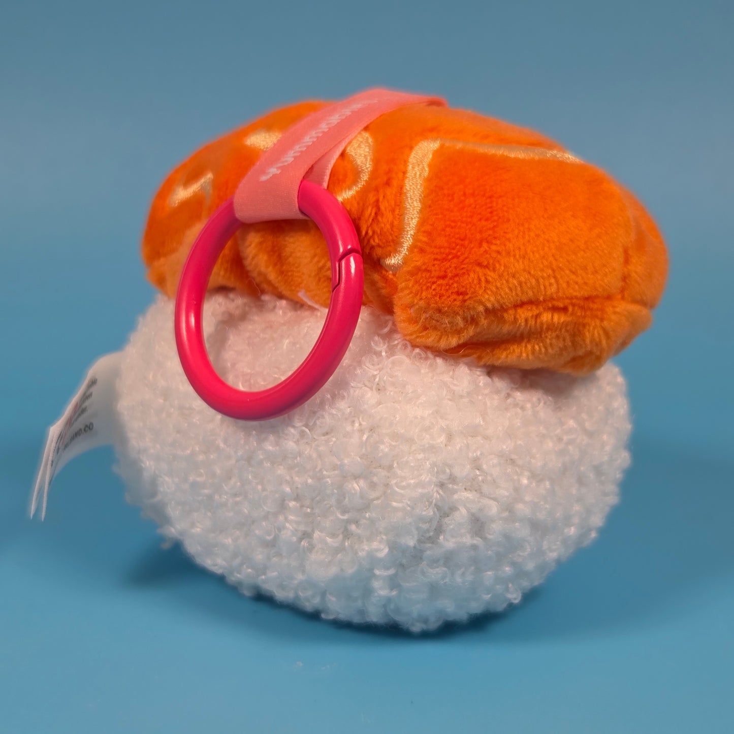 Yummables Bento Besties Plushie Keychain - Salmon Sushi Nigiri