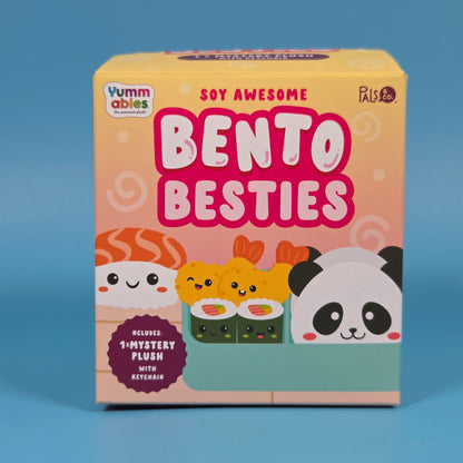 Yummables Bento Besties Plushie Keychain - Salmon Sushi Nigiri