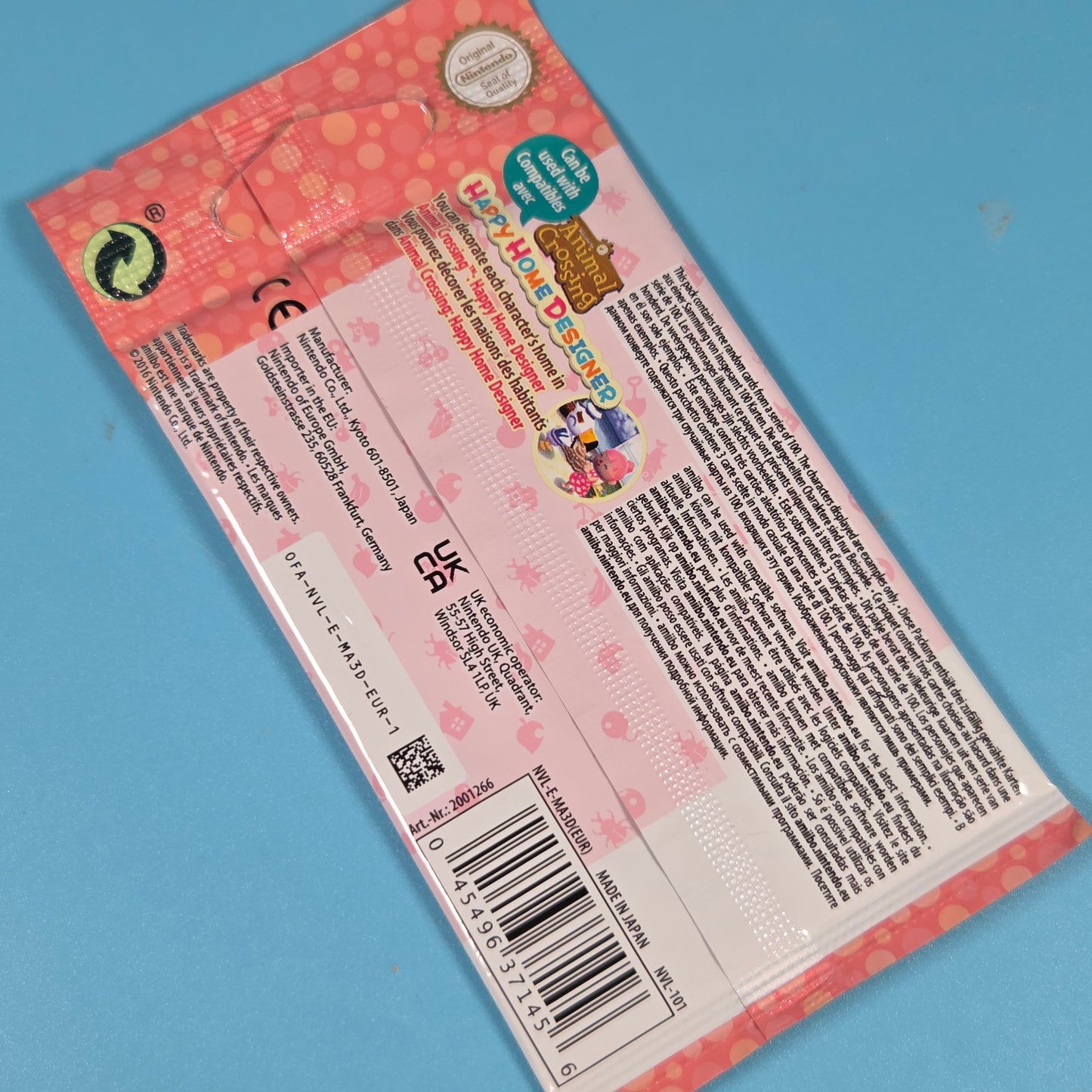 Nintendo Official Animal Crossing Amiibo Cards Series 4