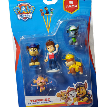 Paw Patrol Pencil Toppers 5 Pack - Choose Yours