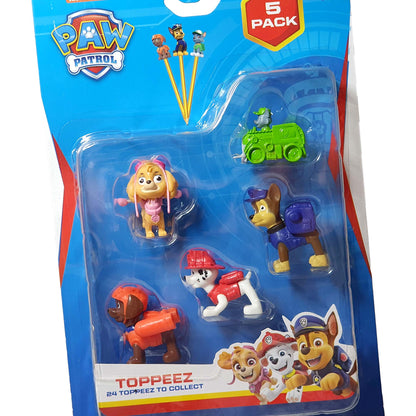 Paw Patrol Pencil Toppers 5 Pack - Choose Yours